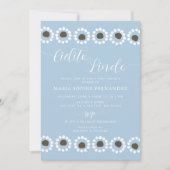 Invitation Cielito Lindo Baby shower mexicain Blue Boy (Devant)