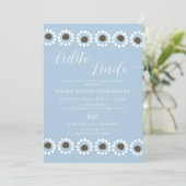 Invitation Cielito Lindo Baby shower mexicain Blue Boy (Debout devant)