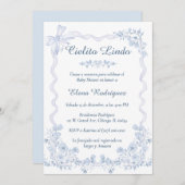 Invitation Cielito Lindo Baby shower Modèle d'invitation (Devant / Derrière)
