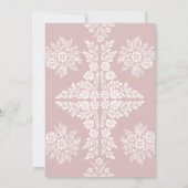 Invitation Cielito Lindo Baptême rose (Dos)