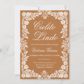 Invitation Cielito Lindo bébé, douche (Devant)