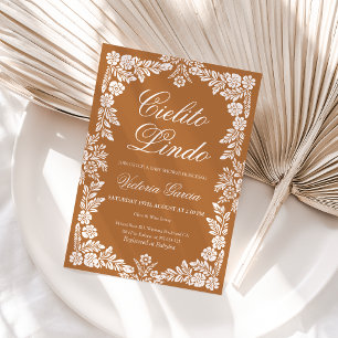 Invitation Cielito Lindo bébé, douche