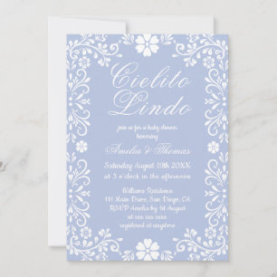 Invitation Cielito Lindo Bébé Garçon Baby Shower Péruvenche M