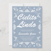 Invitation Cielito Lindo Boy Baby shower (Devant)