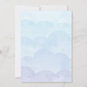 Invitation Cielito Lindo Ciel bleu nuageux Baby Boy Douche (Dos)