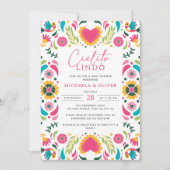 Invitation Cielito Lindo Mexicaine Talavera Carrelage Baby sh (Devant)