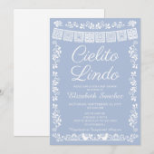 Invitation Cielito Lindo Mexican Fiesta Baby Shower (Devant / Derrière)