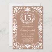 Invitation Cielito Lindo Quinceanera (Devant)
