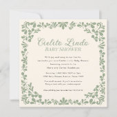 Invitation Cielito Lindo  sage and cream all in one  (Devant)