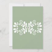 Invitation Cielito Lindo Sage Green Baptism & First Birthday (Dos)