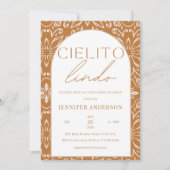Invitation Cielito Lindo Talavera Baby shower mexicain (Devant)