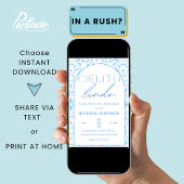 Invitation Cielito Lindo Talavera Baby shower mexicain