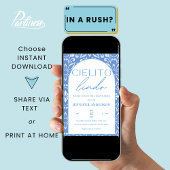 Invitation Cielito Lindo Talavera Baby shower mexicain