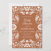 Invitation Cielito Lindo Talavera Mexican Baby Shower Invitat (Devant)