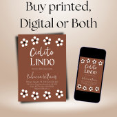 Invitation Cielito Lindo Talavera Parti Baby shower mexicain