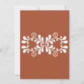 Invitation Cielito Lindo Terracotta Baptism & First Birthday (Dos)