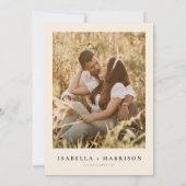 Invitation CIERA Bohemian Fall Earthy Pampas Mariage photo (Dos)