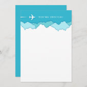 Invitation Cieux Amicaux | Vous êtes invité à l'ouvert  (Devant / Derrière)