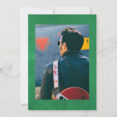 Invitation Cimetière de Laurel Monogramme Célébration de la v (Dos)