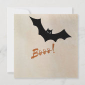 Invitation Cimetière Éffrayant de la fête d'Halloween pour ad (Dos)