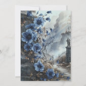 Invitation Cimetière Éffrayant déplaisant Halloween Party (Dos)