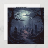 Invitation Cimetière hanté : La nécropole de Twilight (Devant / Derrière)