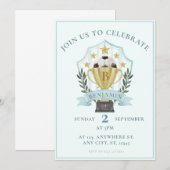 Invitation Cimier de football (Devant / Derrière)