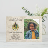 Invitation Cimier de Poudlard Harry Potter Anniversaire - Pho (Debout devant)
