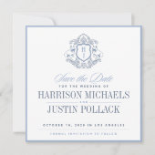 Invitation Cimier français d'inspiration vintage Enregistrer (Devant)