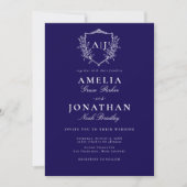 Invitation Cimier Mariage victorien (Devant)