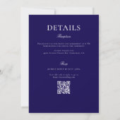 Invitation Cimier Mariage victorien (Dos)