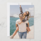 Invitation Cincinnati Skyline Watercolor Photo Wedding (Dos)