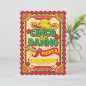 Invitation Cinco de Danno Fiesta (Debout devant)