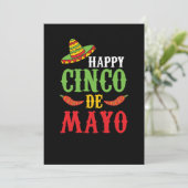 Invitation Cinco De Mayo (Debout devant)