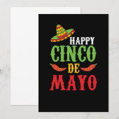 Invitation Cinco De Mayo (Devant / Derrière)