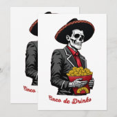 Invitation Cinco de Mayo 2025 (Devant / Derrière)