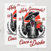 Invitation Cinco de Mayo 2025 (Devant / Derrière)