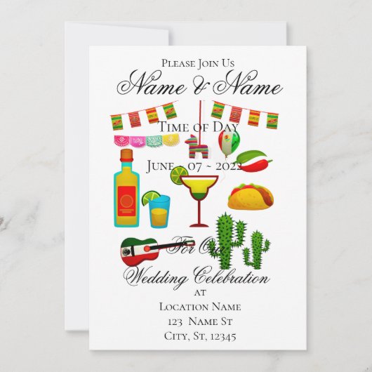 Invitation Cinco de Mayo Célébration Thunder_Cove (Devant)