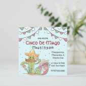 Invitation Cinco de Mayo chantant Cactus et Pepper Mariachis (Debout devant)