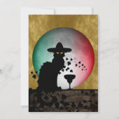 Invitation Cinco de Mayo Conversation Noir / Gato Negro (Dos)