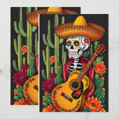Invitation Cinco de Mayo Fiesta (Devant / Derrière)