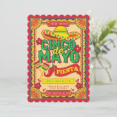Invitation Cinco de Mayo Fiesta (Debout devant)