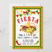 Invitation Cinco de Mayo Fiesta Salsa (Devant)