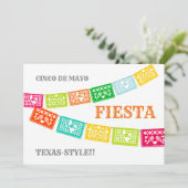 Invitation Cinco de Mayo Fiesta Texas (Debout devant)