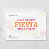 Invitation Cinco de Mayo Fiesta Texas (Dos)