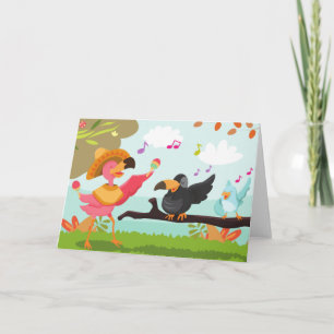 Invitation cinco de mayo flamingo