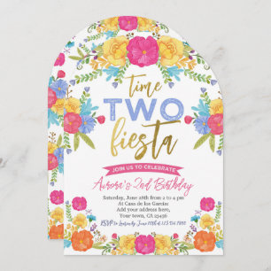 Invitation Cinco de Mayo Mexicain 2e anniversaire