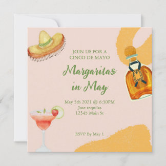 Invitation cinco de mayo party