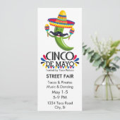 Invitation Cinco de Mayo Pepper Sombrero (Debout devant)