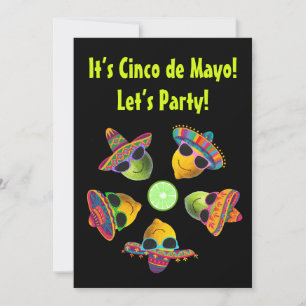 Invitation Cinco de Mayo Personnalisé Drôle Citron Vert